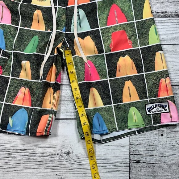 Billabong Surf Swim Board Shorts Donavon Collection Surfboard Print - Picture 9 of 10